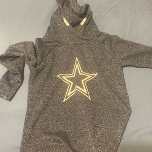 Dallas Cowboys size 8 Hoodie jacket for a girl